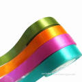 Wholesale Single Face Satin Ribbons with 3-100mm Width, 3-inch Size